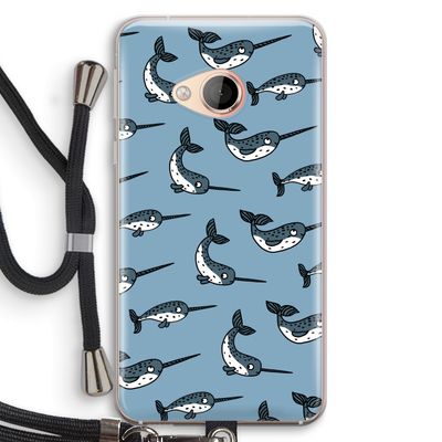 Narwhal: HTC U Play Transparant Hoesje met koord