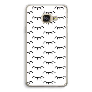 Wimpers: Samsung A3 (2017) Transparant Hoesje
