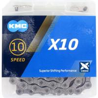 KMC ketting x10 10v ½-11/128 114l grijs