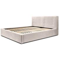 Trae Mobler Montana 180 x 200 cm Gestoffeerd Bed Beige - thumbnail