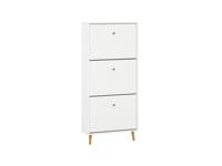 Schildmeyer Schoenenkast Bjarne (3 vakken, mat wit)