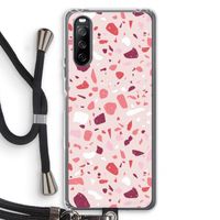 Terrazzo N°15: Sony Sony Xperia 10 III Transparant Hoesje met koord