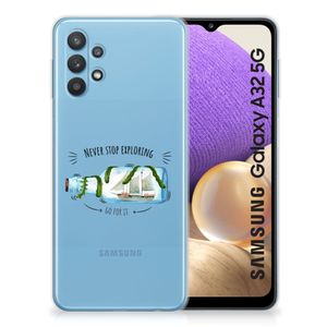 Samsung Galaxy A32 5G Telefoonhoesje met Naam Boho Bottle