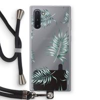 Simple leaves: Samsung Galaxy Note 10 Transparant Hoesje met koord