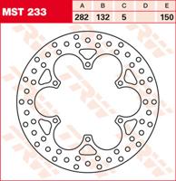 TRW Remschijf, remschijven voor de moto, MST233