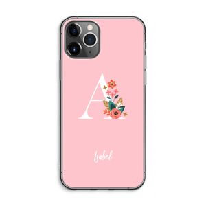 Pink Bouquet: iPhone 11 Pro Max Transparant Hoesje