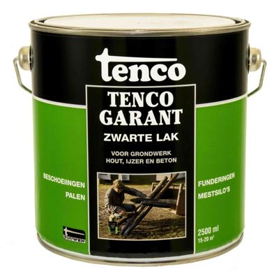Zwart 2,5l garant verf/beits - Tenco