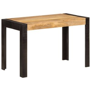 vidaXL Eettafel 120x60x76 cm massief mangohout