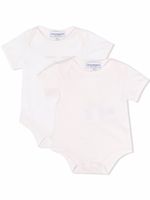 Emporio Armani Kids lot de bodies à logo imprimé - Rose