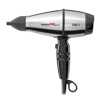 Babyliss Föhn Pro Steelfx Brushless Hair Dryer Ref. BAB8000IE Zilver 1 St