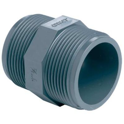 Aquaforte Dubbele Nippel Buitendraad 1½ inch - Stevige Waterdichte Vijver Koppeling van PVC