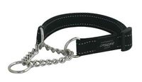 Rogz for dogs lumberjack halfslip halsband zwart (25 MMX50-70 CM)