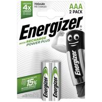 Energizer Power Plus HR03 Oplaadbare AAA batterij (potlood) NiMH 700 mAh 1.2 V 2 stuk(s) - thumbnail