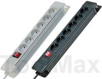 Brennenstuhl stopcontactlijst premium-line | 6 voudig | zwart | 1951160100 - 1951160100