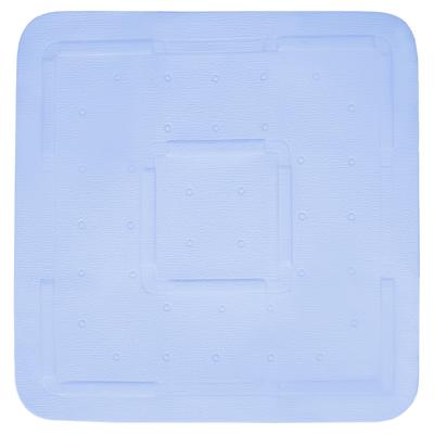 Differnz Tutus inlegmat douche - 100% PVC - anti-slip laag - 55 x 55 cm - blauw