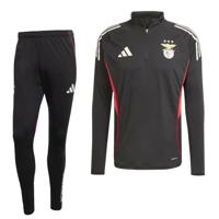 adidas Benfica Trainingspak 1/4-Zip 2025-2026 Zwart Wit Rood