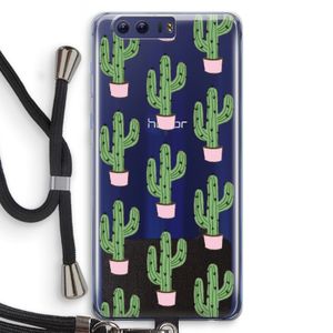 Cactus Lover: Honor 9 Transparant Hoesje met koord