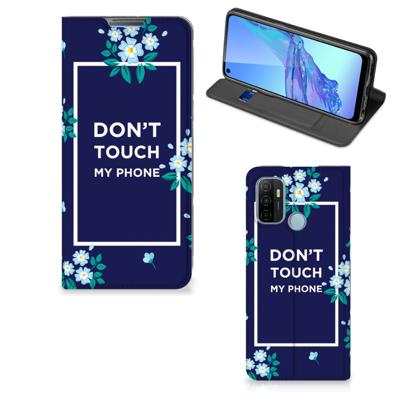 OPPO A53 | A53s Design Case Flowers Blue DTMP OPPO A53 | A53s Design Case Flowers Blue DTMP