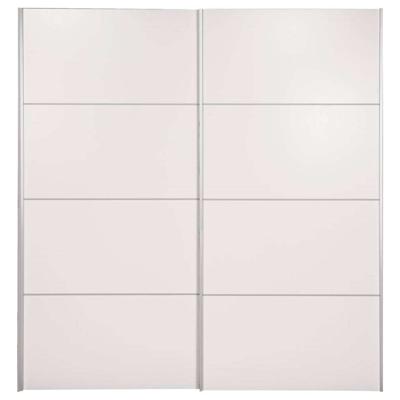 Leen Bakker - Schuifdeurkast Verona - 200x182x64 Cm - Spaanplaat - Wit