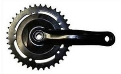 crankstel 38t 152 m disc alu zwart
