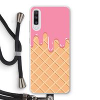 Ice cream: Samsung Galaxy A70 Transparant Hoesje met koord