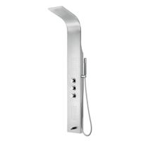Aloni douchepaneel - 160x46x20cm - handdouche - massagejets - uitloopkraan - RVS ZLC101 Aloni douchepaneel - 160x46x20cm - handdouche - massagejets - uitloopkraan - RVS ZLC101