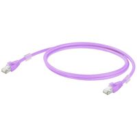 Weidmüller 2701550003 RJ45 Netwerkkabel, patchkabel CAT 6A S/FTP 0.30 m Violet Met anti-kniktule 1 stuk(s) - thumbnail