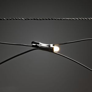 Konstsmide 3778-100 Lichtnet Buiten Energielabel: G (A - G) werkt op het lichtnet Aantal lampen 32 LED Warmwit Verlichte lengte: 1 m