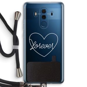 Forever heart pastel: Huawei Mate 10 Pro Transparant Hoesje met koord