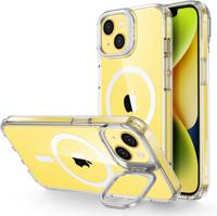 iPhone Classic Hybrid Case with Stash Stand (HaloLock) Clear