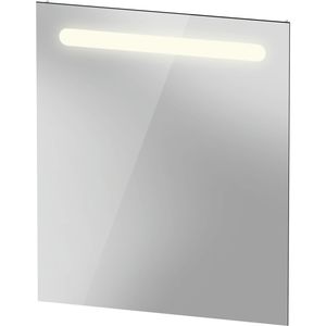 Spiegel Duravit No.1 Met Horizontale LED Verlichting 60x3.5x70 cm Mat Wit Duravit