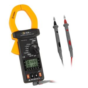 PCE Instruments Graphic Power Quality Analyzer Netwerkanalyser 1-fasig, 3-fasig Met logger, Incl. stroomtang