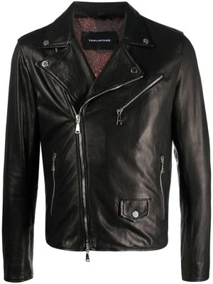 Tagliatore veste en cuir à manches longues - Noir