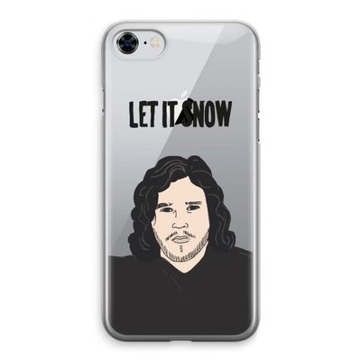 Let It Snow: iPhone 8 Transparant Hoesje