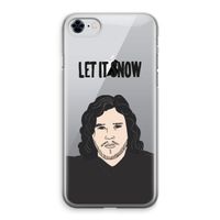 Let It Snow: iPhone 8 Transparant Hoesje Let It Snow: iPhone 8 Transparant Hoesje