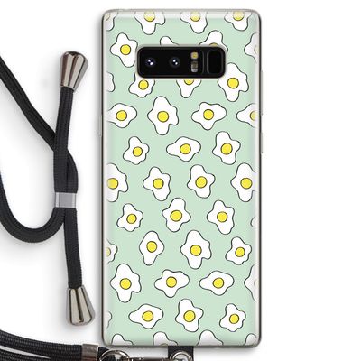 Spiegeleitjes: Samsung Galaxy Note 8 Transparant Hoesje met koord