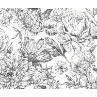 Fotobehang - Flowerbed 300x250cm - Vliesbehang - thumbnail