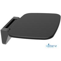 Xellanz Zwart Douchezitje Opklapbaar - Wandmontage Doucheklapzitje