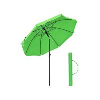 Strandparasol met UPF 50+ UV-bescherming, Groente / Ø 200 cm