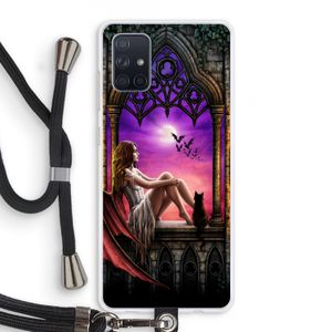 Kinderen van de nacht: Samsung Galaxy A71 Transparant Hoesje met koord