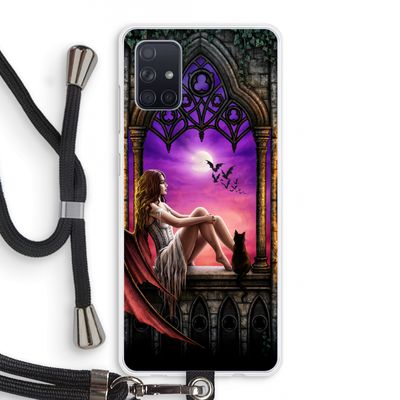 Kinderen van de nacht: Samsung Galaxy A71 Transparant Hoesje met koord