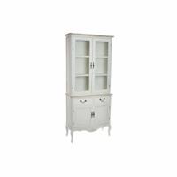 Display Standaard DKD Home Decor Kristal Hout Wit (88 x 40 x 200 cm)