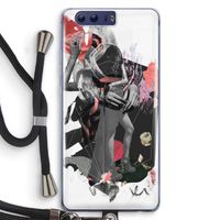 Dissimulation du réel: Honor 9 Transparant Hoesje met koord