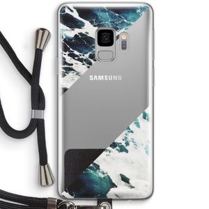 Golven: Samsung Galaxy S9 Transparant Hoesje met koord
