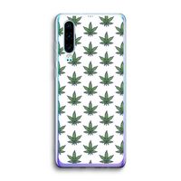 Weed: Huawei P30 Transparant Hoesje