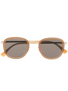 Mykita lunettes de soleil à monture ronde - Or