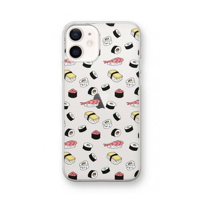 Sushi time: iPhone 12 Transparant Hoesje