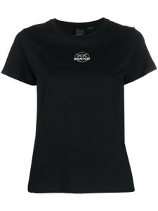 PINKO t-shirt à logo imprimé - Noir