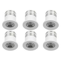 Velvalux LED Veranda Spots 6-Pack - 3W Dimbaar Warm Wit Ø31mm
