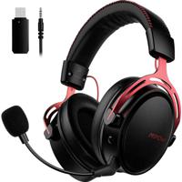 Mipow Mpow Over Ear headset Gamen Radiografisch, Kabel Stereo Zwart, Rood Ruisonderdrukking (microfoon) Microfoon uitschakelbaar (mute), Volumeregeling